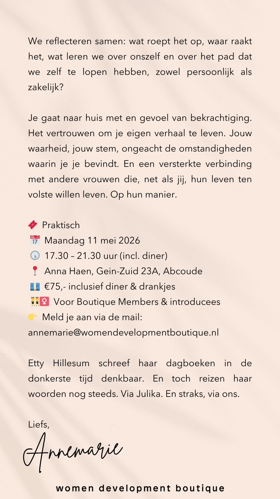 Uitnodiging Boutique Event Innerlijke vrede in oorlogstijd (3)